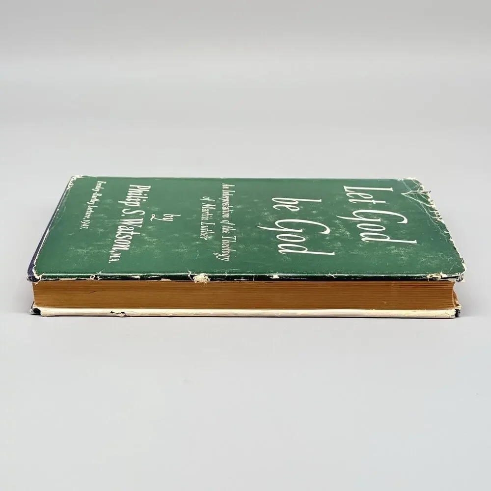 Let God Be God Interpretation of Theology Martin Luther Hardcover Book 1954